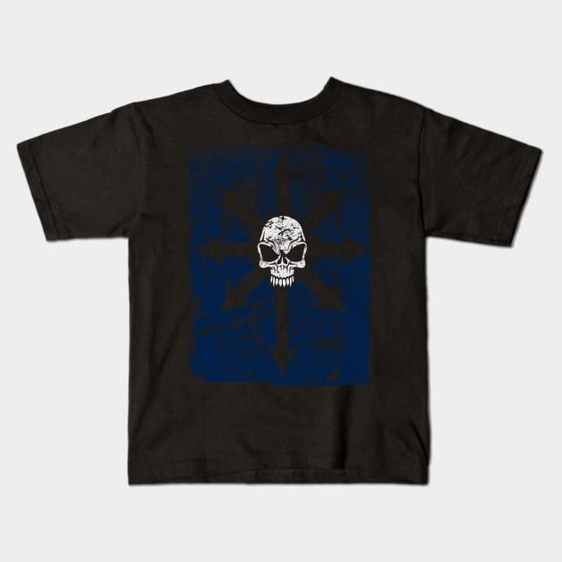 Chaos Blue Kids T-Shirt by SimonBreeze